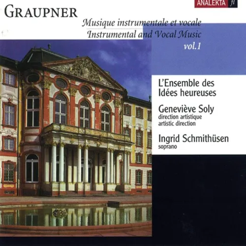 Pochette dy CD Graupner: Musique instrumentale et vocale Vol.1